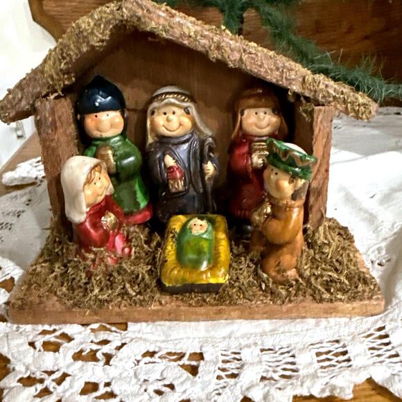 Other - VTG Nativity Set Christmasville Ronnie Walter Baby Jesús Holiday Christmas Decor